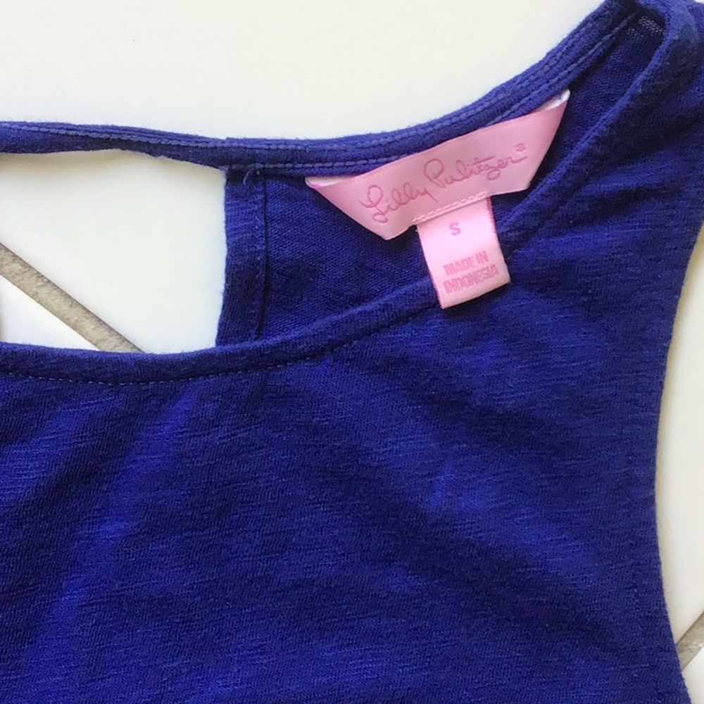 Lilly Pulitzer tank with tassels - Picture 3 of 5